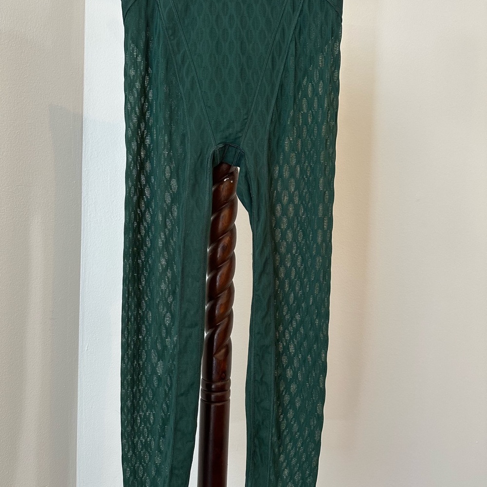 Savage X Fenty Dark Green Sheer Leggings